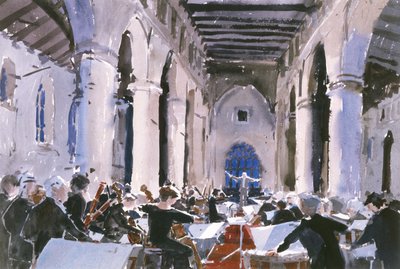 The Overture, St. Marys Bridgwater, 1989 by Lucy Willis